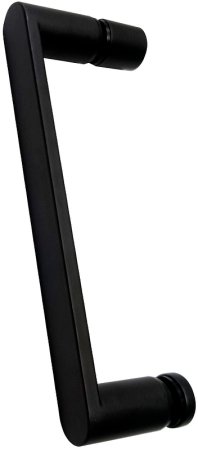 Душевой уголок Abber Sonnenstrand 100x70 AG04100B-S70B профиль Черный стекло прозрачное 