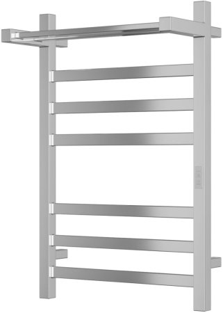 Полотенцесушитель электрический с полочкой (лесенка) Bauedge Hotel Shelf DB-0005, 50x80 см 