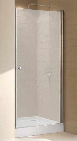 Душевая дверь в нишу Cezares Eco O B-1-70-P-Cr стекло punto + душевой трап 