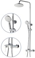 Душевая система FASHUN A2451-8, хром/белый