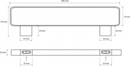 Полотенцедержатель Bemeta Via 135004082 