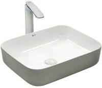 Раковина-чаша WeltWasser Elbach M2195 DGW 50 10000004532 Серая матовая Белая