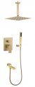 Душевая система скрытого монтажа Grocenberg GB5089MG-2 Матовый золото 