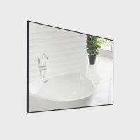 Зеркало BelBagno SPC-AL-1000-800 Nero в алюминиевой раме, черный