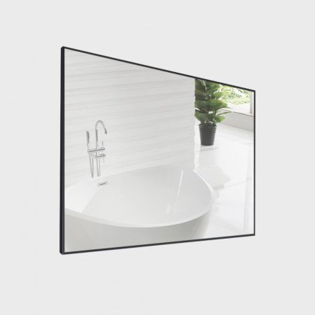 Зеркало BelBagno SPC-AL-1000-800 Nero в алюминиевой раме, черный 