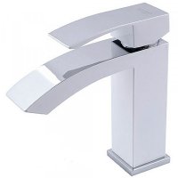 Смеситель Grocenberg GB2007 для раковины хром/белый