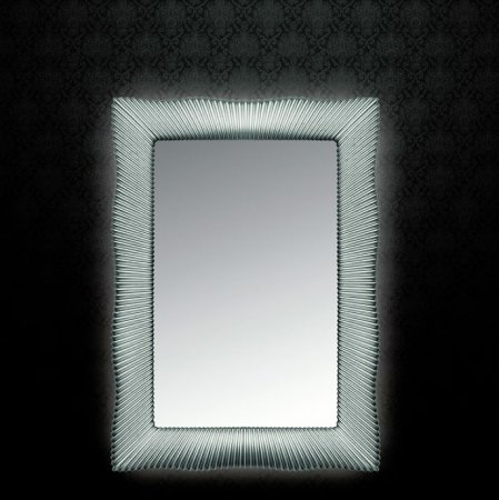 Зеркало Boheme Armadi Art Soho 70 564 с подсветкой Серебро 