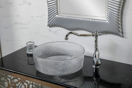 Зеркало Boheme Armadi Art Soho 70 564 с подсветкой Серебро 