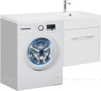 Тумба с раковиной Aquanet Августа 120 R белый