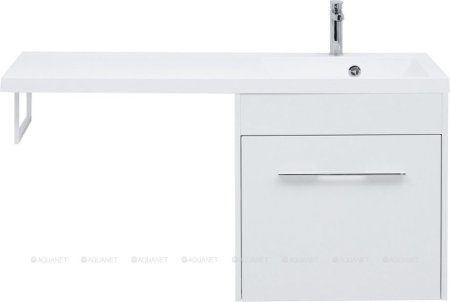 Тумба с раковиной Aquanet Августа 120 R белый 