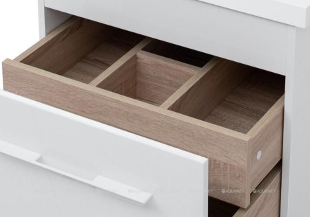 Тумба с раковиной Aquanet Августа 120 R белый 