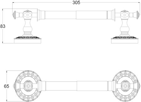 Держатель туалетной бумаги Zorg Antic AZR 07 BR 