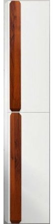 Шкаф пенал BelBagno Aurora 33 R AURORA-1600-2A-SC-PB-P-R подвесной Pietra Bianca без ручек 