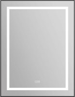 Зеркало BelBagno Kraft 68.5 SPC-KRAFT-685-885-TCH-WARM-NERO с подсветкой с подогревом Черное с сенсорным выключателем Зеркало BelBagno Kraft 68.5 SPC-KRAFT-685-885-TCH-WARM-NERO с подсветкой с подогревом Черное с сенсорным выключателем