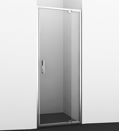 Душевая дверь в нишу WasserKRAFT Berkel 48P04 90 см с душевой стойкой и смесителем 