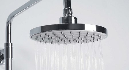 Душевая дверь в нишу WasserKRAFT Berkel 48P04 90 см с душевой стойкой и смесителем 