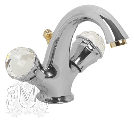 Смеситель Migliore Korona Swarovski ML.KRN-4734 CrDo для раковины 