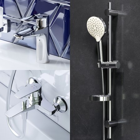 Комплект смесителей AM.PM Gem F40990A00 Хром 