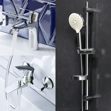 Комплект смесителей AM.PM Gem F40990A00 Хром 