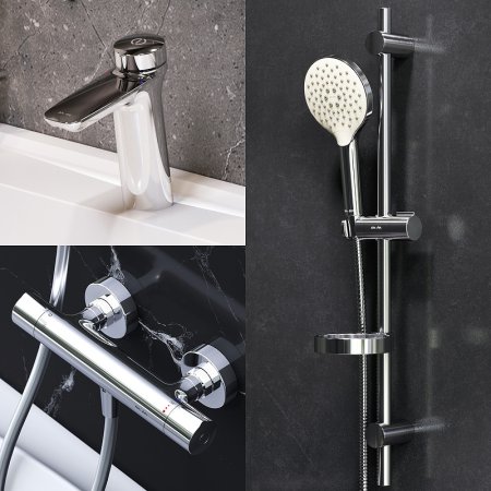 Комплект смесителей AM.PM Inspire V2.0 F40950A03 Хром 