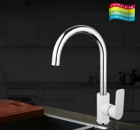 Смеситель для кухни Gappo G48 G4048 Белый Хром 