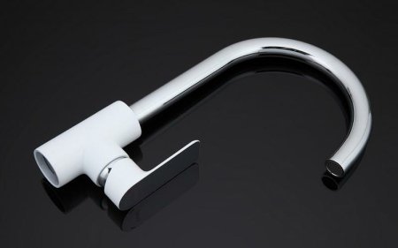 Смеситель для кухни Gappo G48 G4048 Белый Хром 