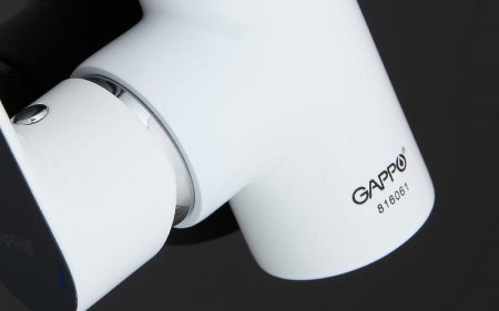 Смеситель для кухни Gappo G48 G4048 Белый Хром 