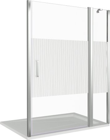 Душевая дверь в нишу Good Door Pandora WTW-130-T-CH 