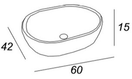 Раковина-чаша Cezares Bellagio 60 50179 Белая 