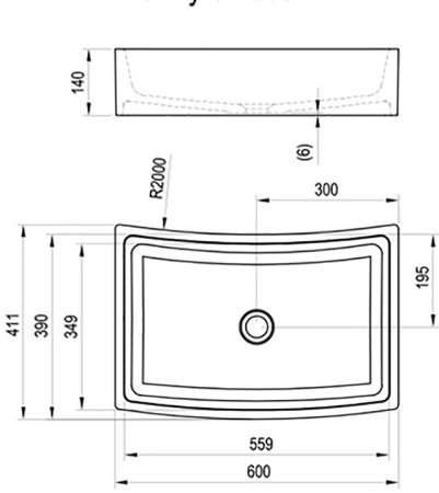 Раковина-чаша Ravak Formy 02 60 XJM01260000 Белая 