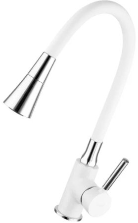 Смеситель для кухни Frap H44-8 F4044-8 Белый Хром 