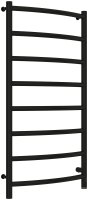 Полотенцесушитель электрический Сунержа Галант 4.0 100х50 R выгнутая черный матовый