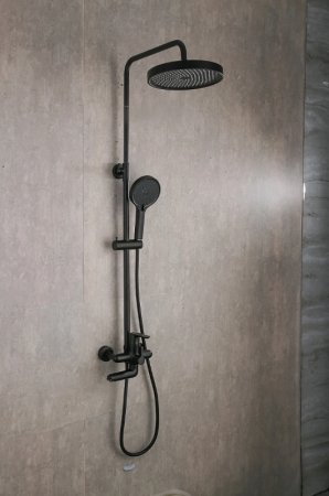 Душевая система Frap H17-6 F2417-6 Черная матовая 