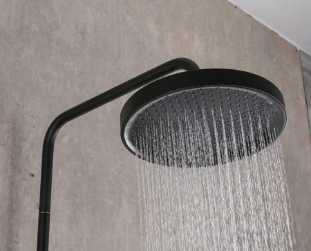 Душевая система Frap H17-6 F2417-6 Черная матовая 