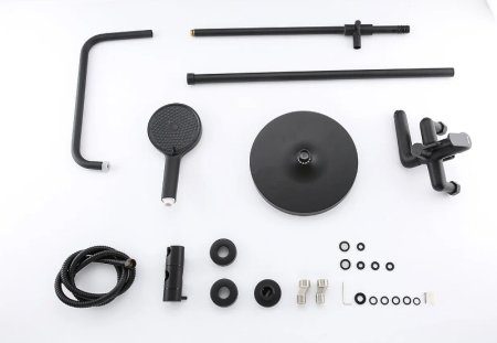 Душевая система Frap H17-6 F2417-6 Черная матовая 