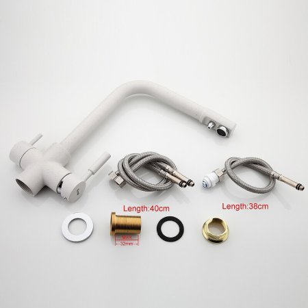 Смеситель для кухни Frap H52 F4352-8 Белый 