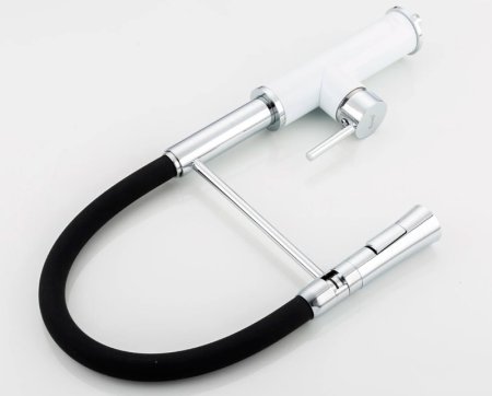 Смеситель для кухни Frap F4452-8 Белый Черный 