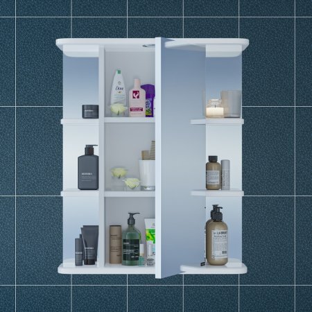 Зеркало-шкаф Санта Герда 60 свет, фацет 