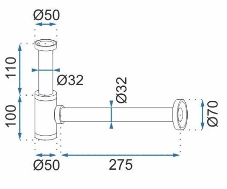 Сифон для раковины Rea REA-A5692 
