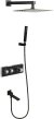 Душевая система ALMAes Olef TVZ-0898 с термостатом Черная матовая 