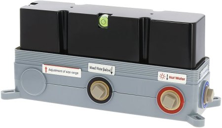 Душевая система ALMAes Olef TVZ-0898 с термостатом Черная матовая 