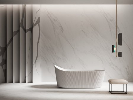 Акриловая ванна ABBER AB9445MW белая матовая 