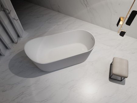 Акриловая ванна ABBER AB9445MW белая матовая 