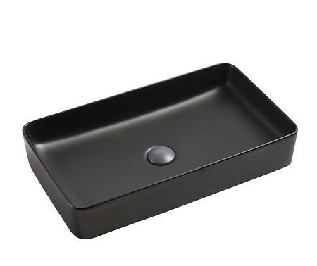 Раковина SantiLine SL-1073MB черная матовая 