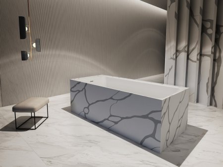 Ванна из искусственного камня ABBER Blitz AS9502GB 