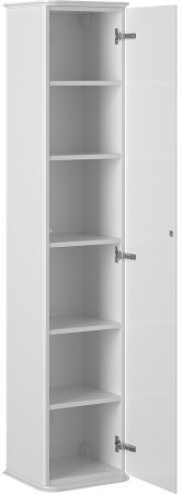 Шкаф пенал Creto Stella 35 16-001 подвесной Белый 