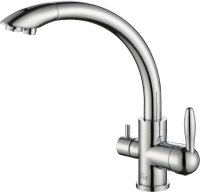 Смеситель для кухни Paulmark Essen Es213001-CR хром с краном под питьевую воду