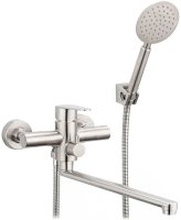 Смеситель для ванны Frap H48 F2248 универсальный Сатин