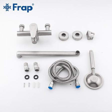 Смеситель для ванны Frap H48 F2248 универсальный Сатин 