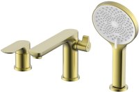 Смеситель на борт ванны Raglo R03.31.03, сатин золотой